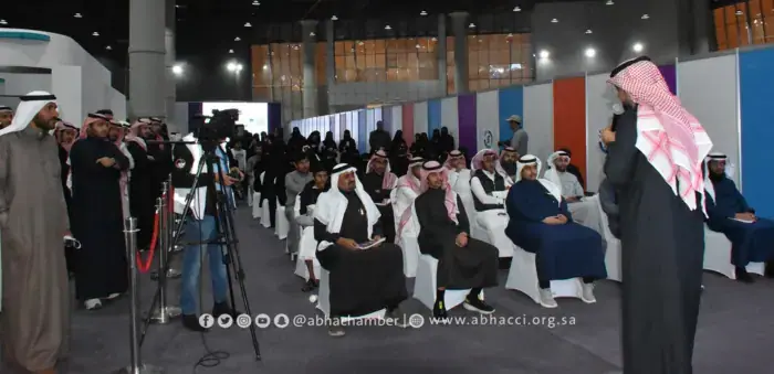 ورشة عمل حول صناعة العلامة التجارية الشخصية ضمن المعرض السعودي الدولي للتجارة الإلكترونية والتسويق الرقمي، أبها 2023